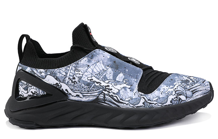PEAK Running Shoes Men’s Low Top Blue/Black