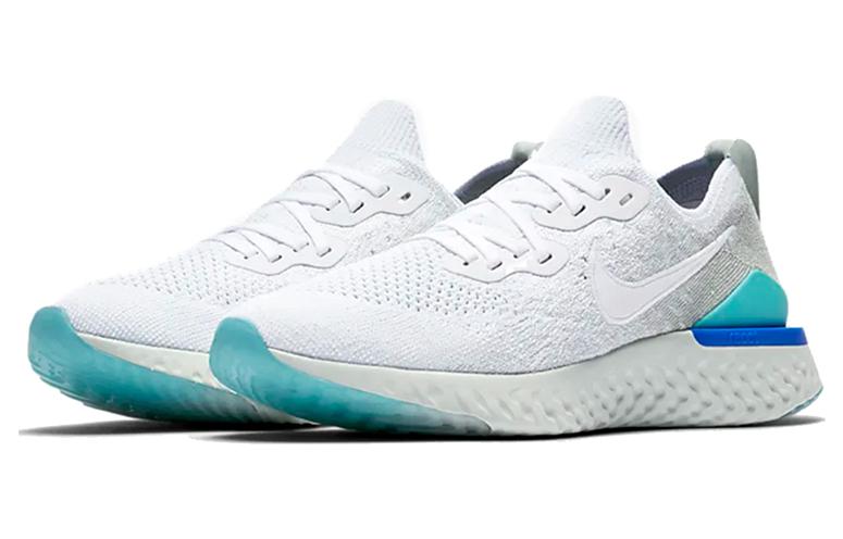 Женские кроссовки Nike Epic React Flyknit 2 (синийсерый) — фото 2