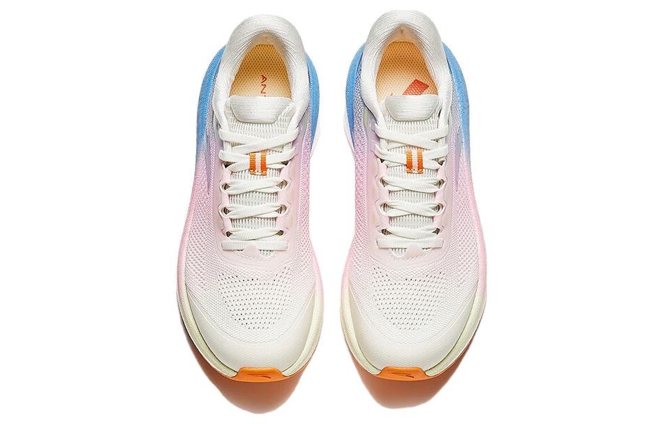 Anta Versatile Slip Resistant Low top Running Shoes Women’s White Pink Blue