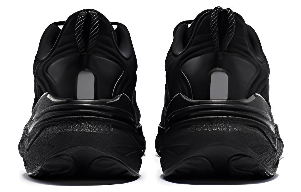 361° Popping Foam 3 Cushioning Breathable Low top Running Shoes Men’s Black Gray
