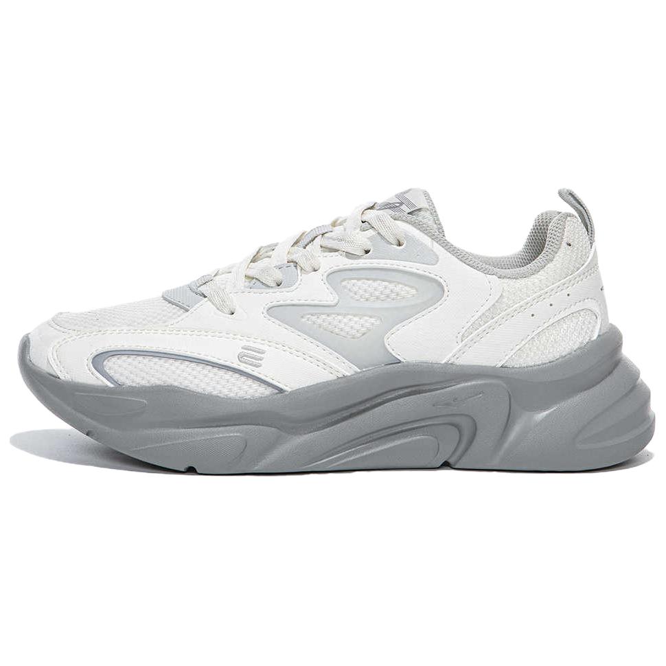 Erke Slip Resistant Abrasion Resistant Low top Casual Running Shoes Women’s White Gray