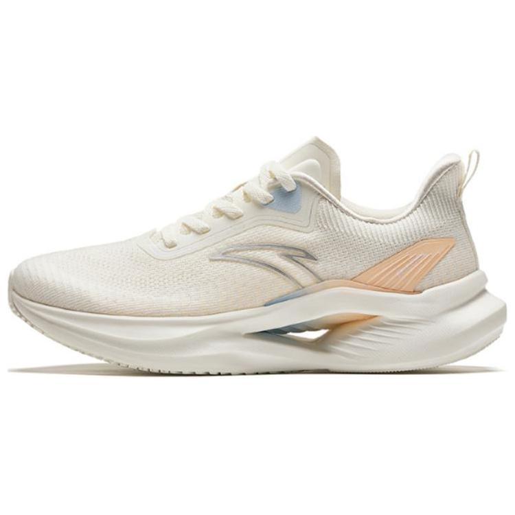 Anta Breathable Cushioning, Wear Resistant Low top Running Shoes Women’s Pink White