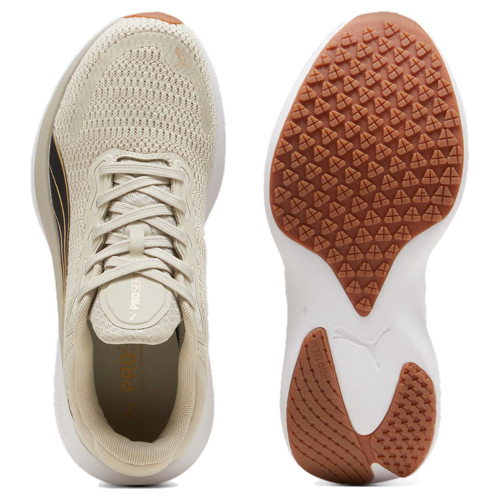 PUMA SCEND PRO Abrasion Resistant Low top Running Shoes Men’s Ecru