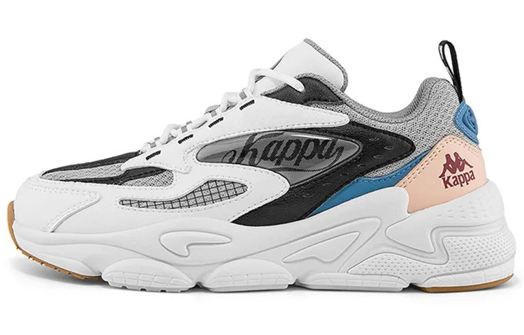 Kappa Chunky Sneakers Unisex Low Top White/Black/Gray