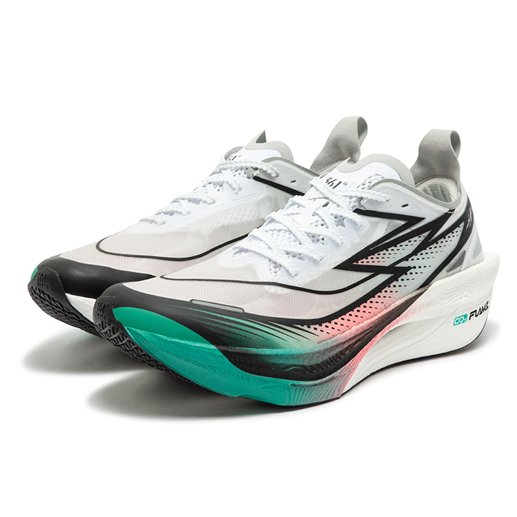 361° Flame 3 .5 Low top Running Shoes Unisex White Black Green