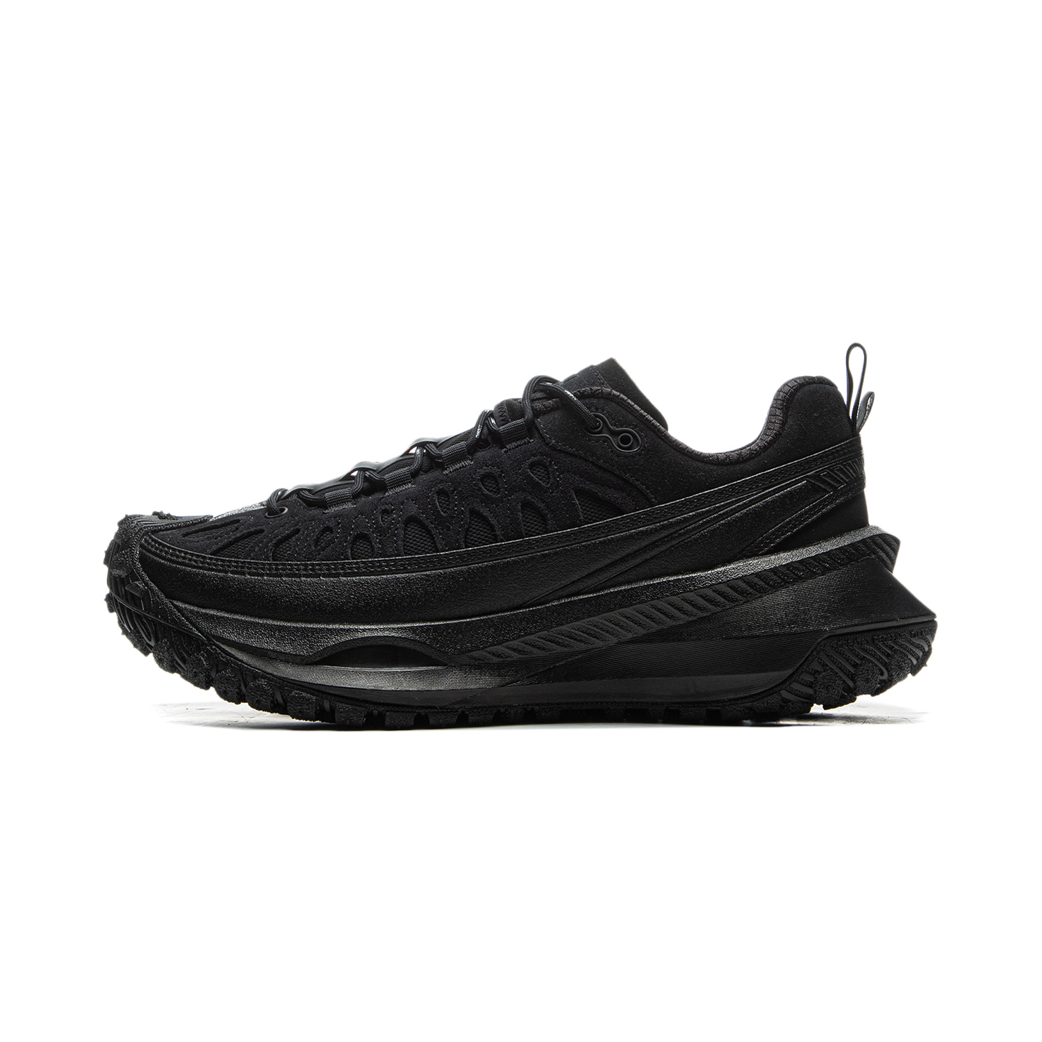 Li Ning Ranger CRC Cushioning Slip Resistant Low top Running Shoes Unisex Black
