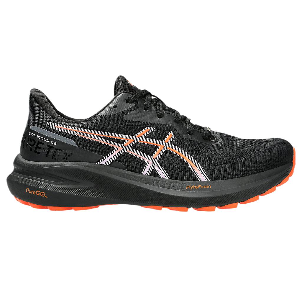 ASICS GT 1000 13 Gtx Black Nova Orange Women’s