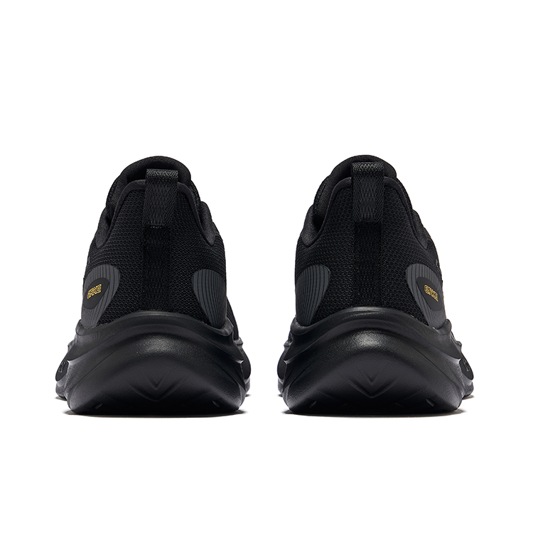 Erke Cushioning Rebound Low top Casual Running Shoes Men’s Jet Black
