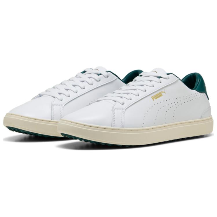 PUMA Classic G Comfortable Low top Golf Shoes Men’s White