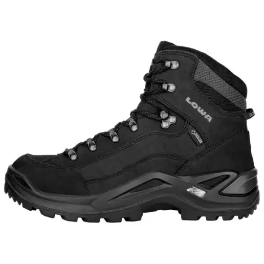 Lowa Renegade Waterproof And Wear resistant Crew Outdoor Boots Men's Black
