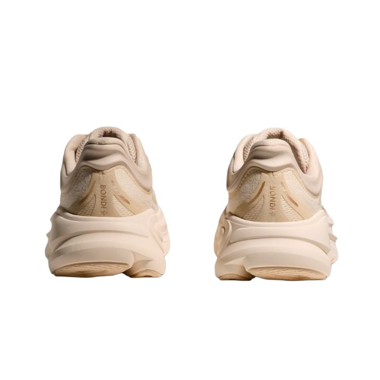 HOKA ONE ONE Bondi 9 Abrasion Resistant Breathable Low top Running Shoes Women’s Beige D Width