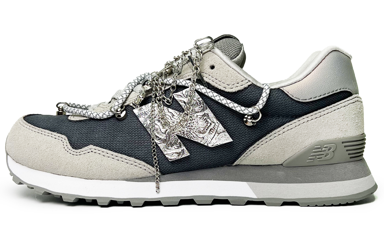 New Balance NB 515 Cushioning Slip Resistant Abrasion Resistant Breathable Low top Running Shoes Women’s Gray Silver