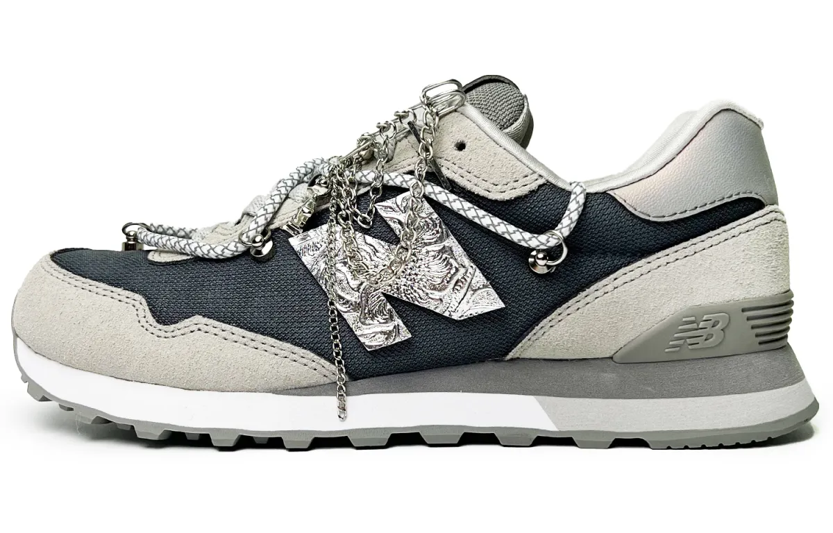 New Balance NB 515 Cushioning Slip Resistant Abrasion Resistant Breathable Low top Running Shoes Women's Gray Silver