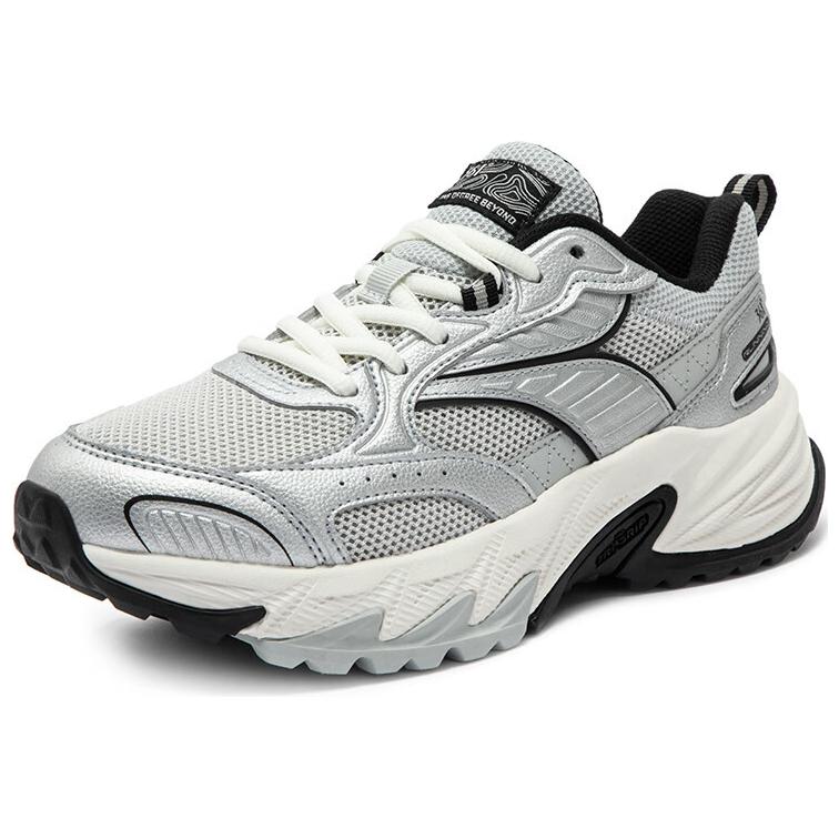 361° Slip Resistant Abrasion Resistant Low top Casual Running Shoes Women’s Silver Gray