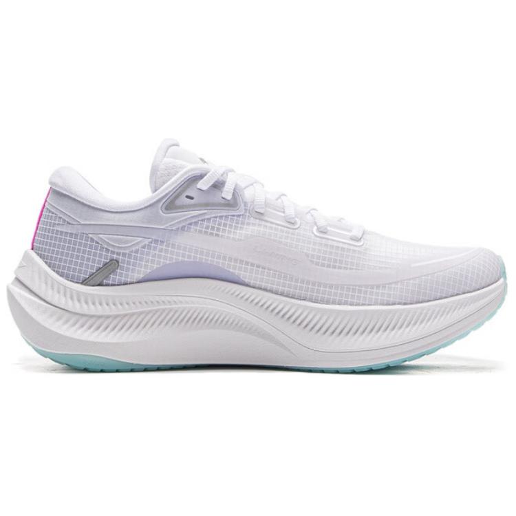 Li Ning Yueying 4 Non slip Lightweight Low top Casual Running Shoes Women’s White Purple