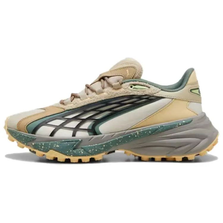 PUMA Spire Slip Resistant Abrasion Resistant Low top Running Shoes Unisex Gray White