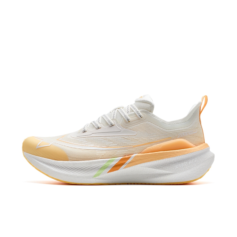 XTEP Two Thousand Kilometers 2.0 Anti Slip Wear Resistant Low Top Running Shoes Women’s Persimmon Like Bamboo Breaking