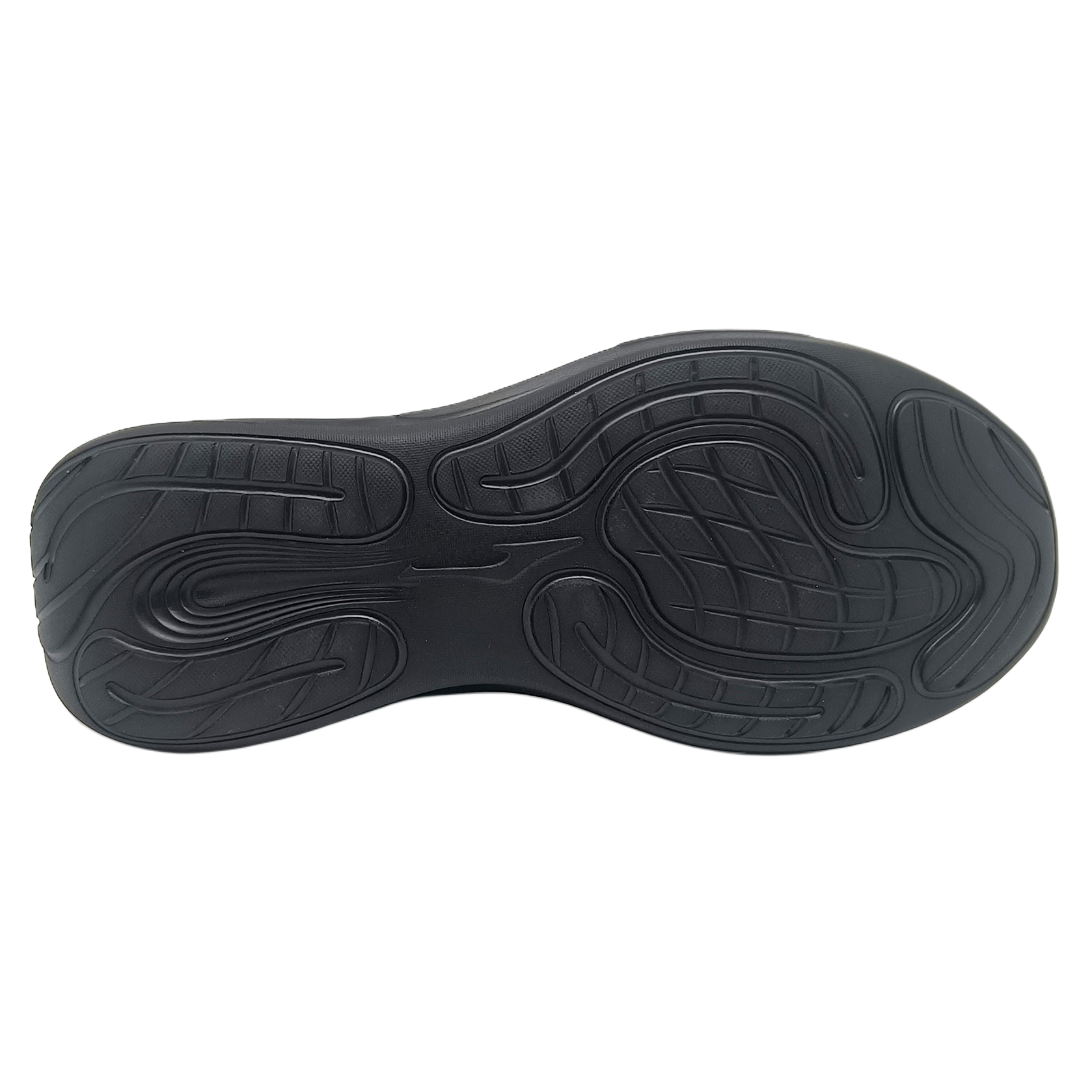 Erke Slip Resistant Abrasion Resistant Low top Casual Running Shoes Men’s Black Gray