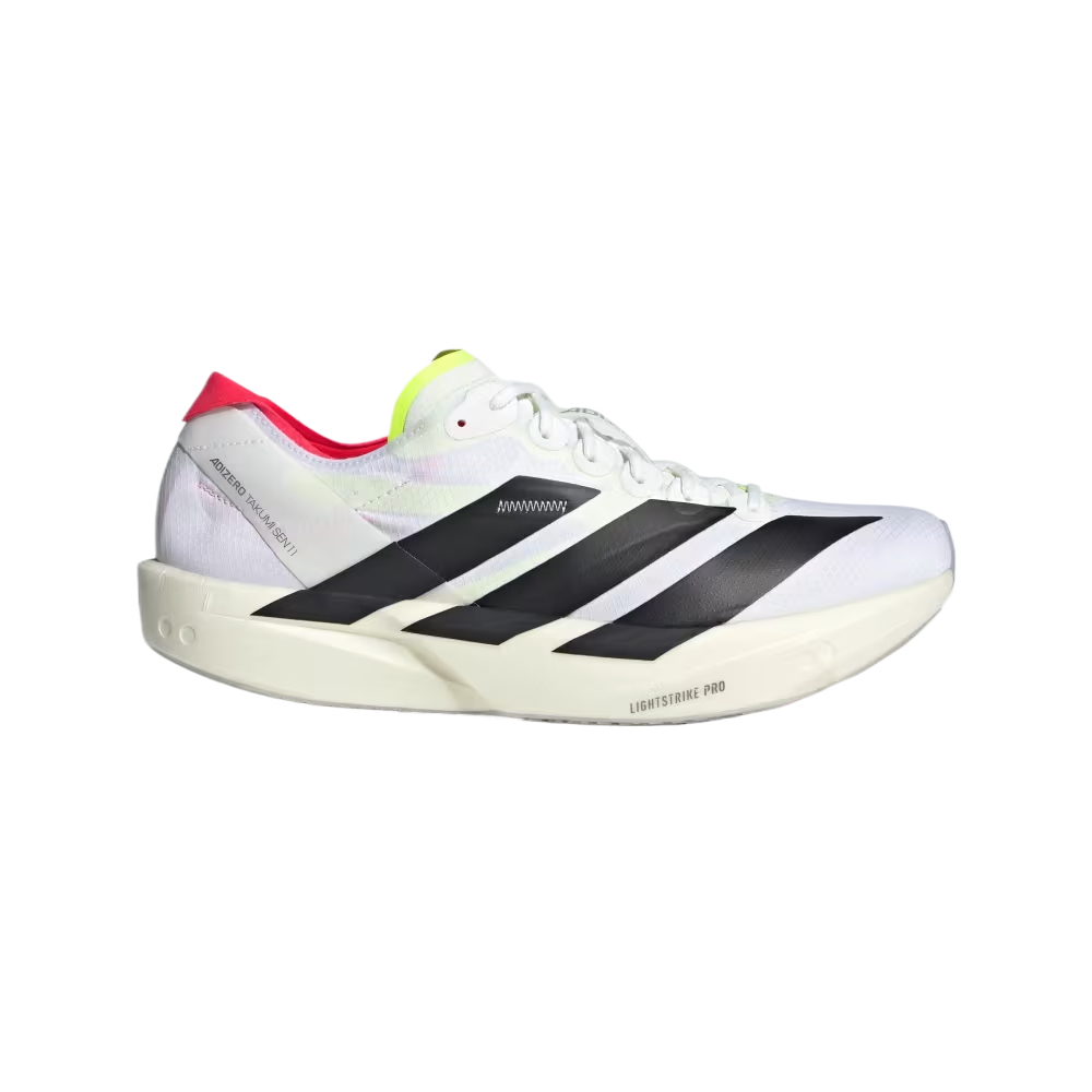 Adidas Adizero Takumi Sen 11 Leather Low top Casual Running Shoes Men’s White