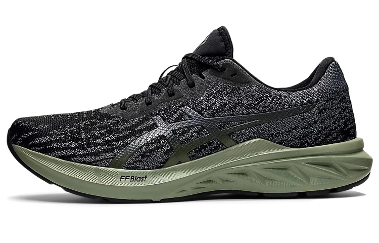 ASICS Dynablast 2 Running Shoes Men's Low Top Graphite Gray/Green