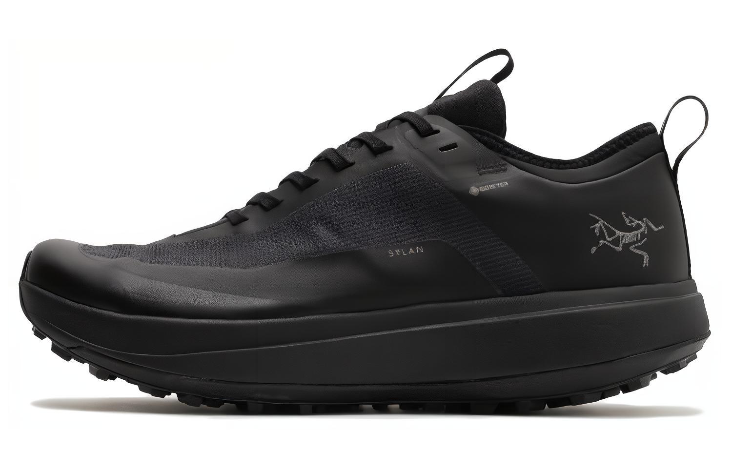 Arc'teryx SYLAN Comfortable Low top Trail Running Marathon Training Long Distance Running Shoes Men's Black