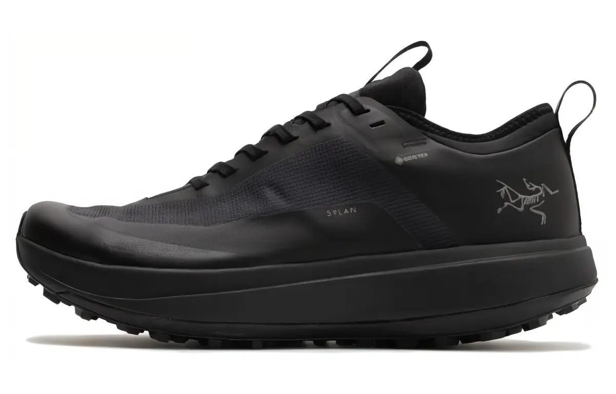 Arc'teryx SYLAN Comfortable Low top Trail Running Marathon Training Long Distance Running Shoes Men's Black