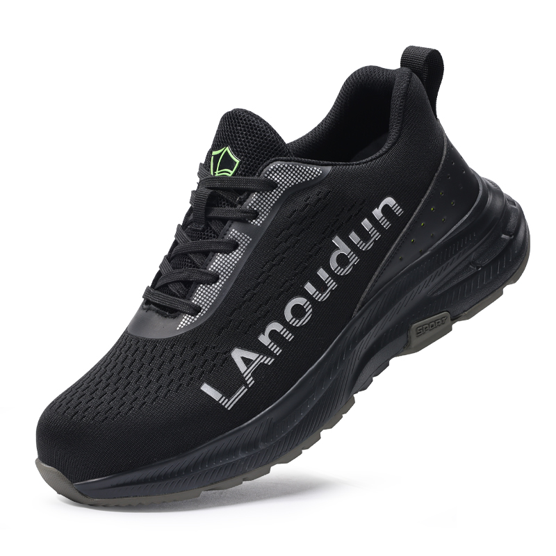 LANOUDUN Coverage, Impact Resistant, Lightweight Low top Outdoor Shoes Men’s Black