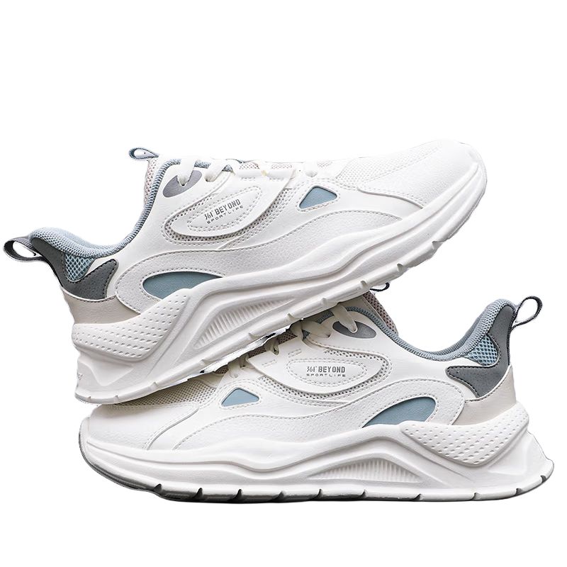 361° Cushioning Breathable Low top Casual Running Shoes Men’s White Blue