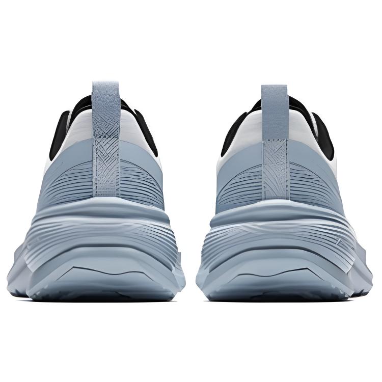 Anta Cushioning Slip Resistant Breathable Lightweight Low top Training Sprint Running Shoes Men’s White Blue