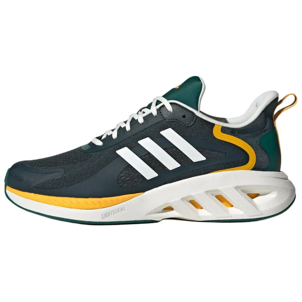 Adidas ALL DAY POWER Slip Resistant Abrasion Resistant Low top Running Shoes Unisex Dark Green