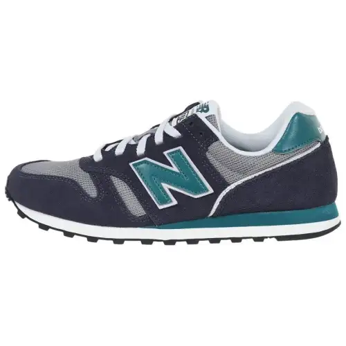 New Balance NB 373 Comfortable Round Toe Abrasion Resistant Breathable Low top Running Shoes Men's Blue Gray Green