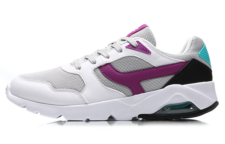Li Ning Cushioning Low top Running Shoes Women’s Gray White Purple