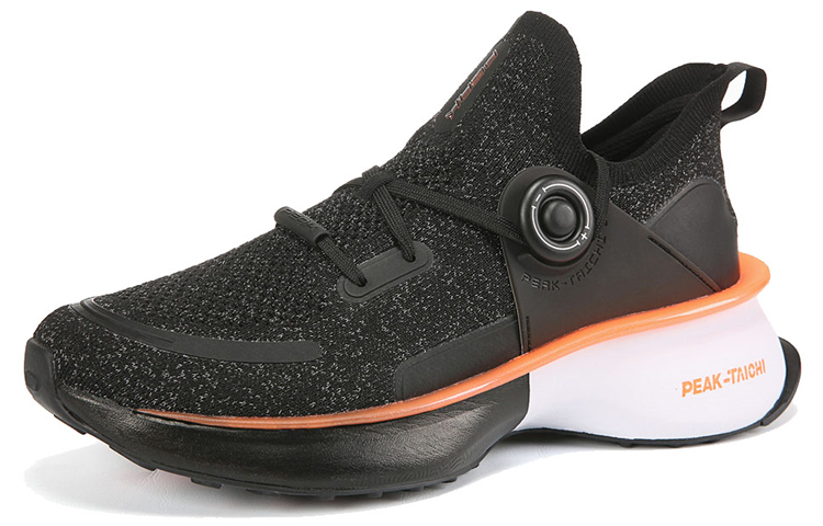 PEAK Tai Ji2.0 Running Shoes Men’s Low Top Black/Orange