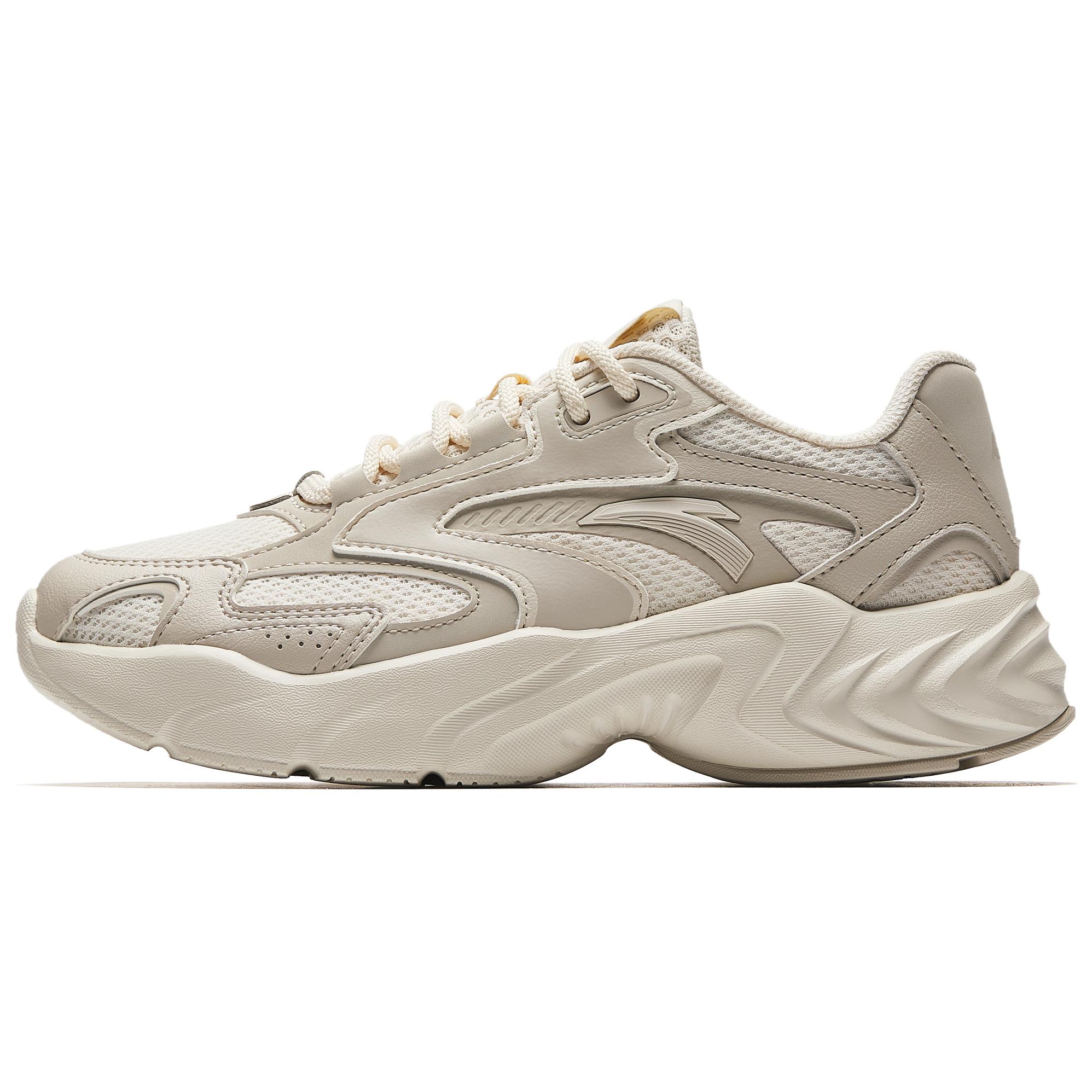 Anta Height Increasing Lightweight Height Increasing Lightweight Low top Running Shoes Women’s Beige