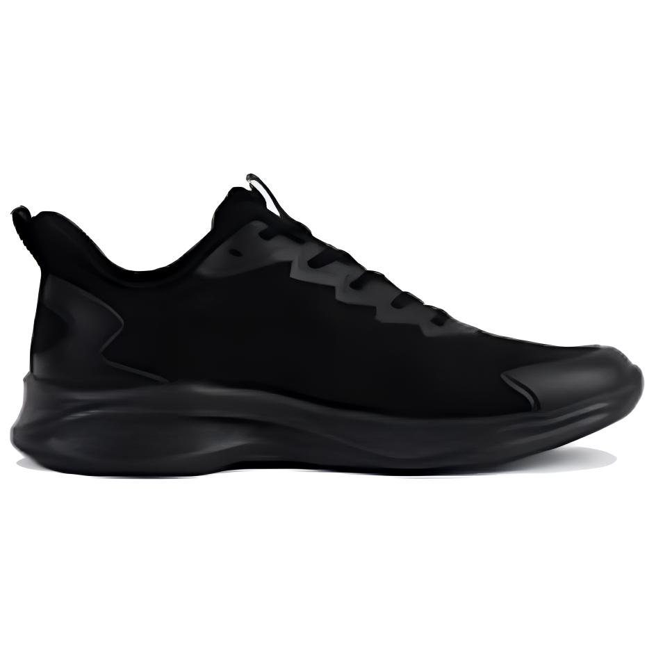 KELME Slip Resistant Abrasion Resistant Low top Running Shoes Unisex Black