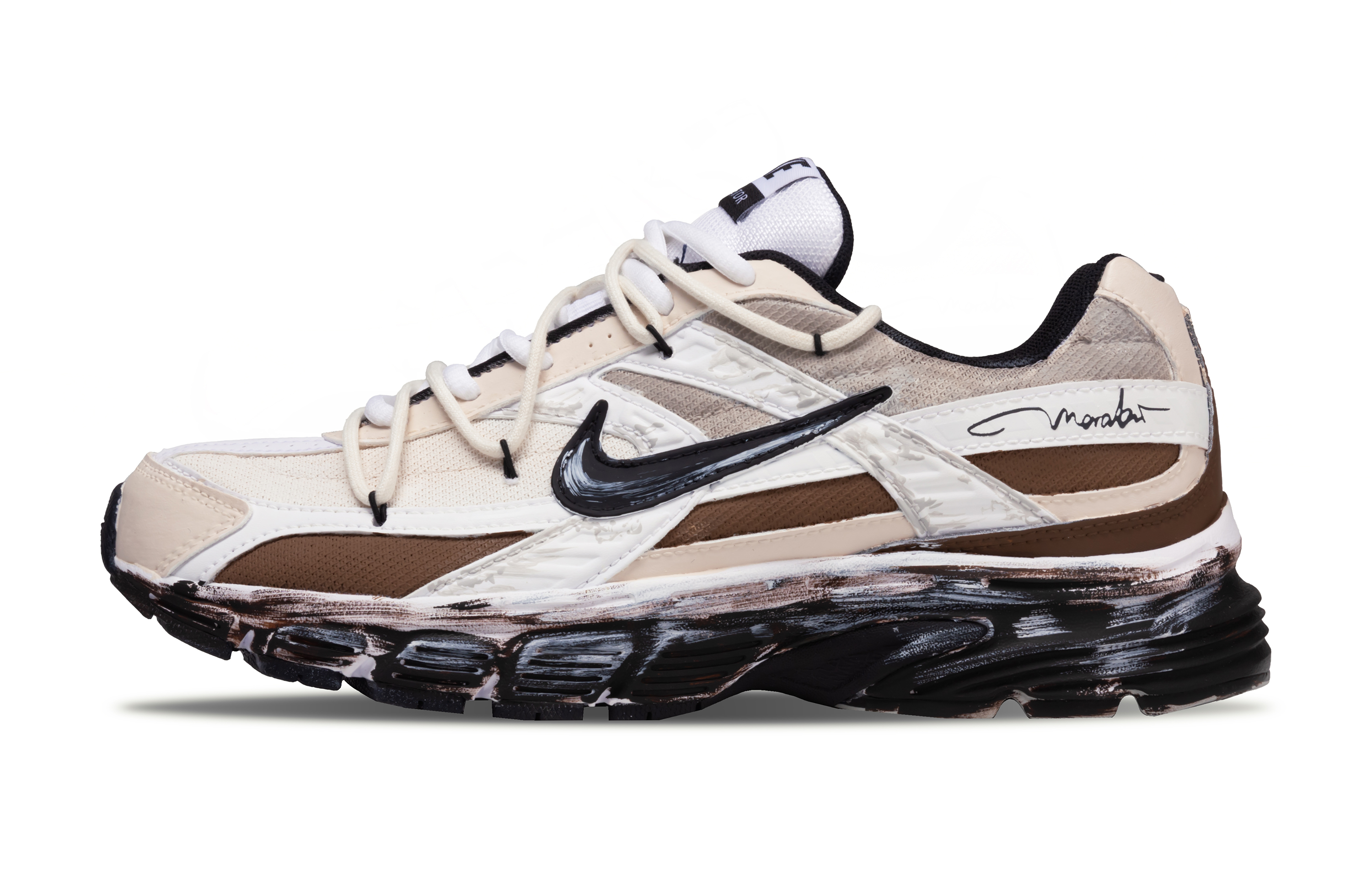 Nike Initiator Cushioning Breathable Support Low top Casual City Commuting Running Shoes Men’s Coffee