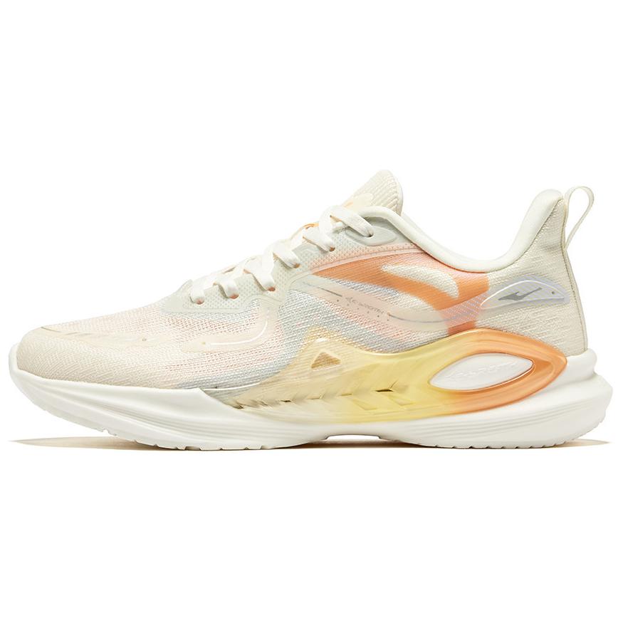 Erke Cushioning, Wear Resistant Low top Casual Running Shoes Women’s White Orange