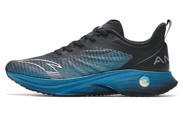 Anta MACH 3.0 Abrasion Resistant Low top Running Shoes Men’s Black Blue
