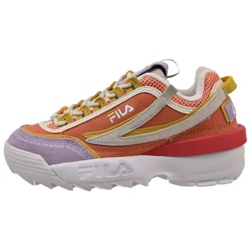 FILA Disruptor 2 Comfortable Round Toe Low top Running Shoes Women's Purple