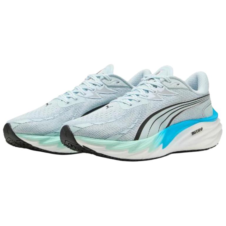 PUMA Velocity NITRO 4 Low top Running Shoes Men’s Gray Black Blue