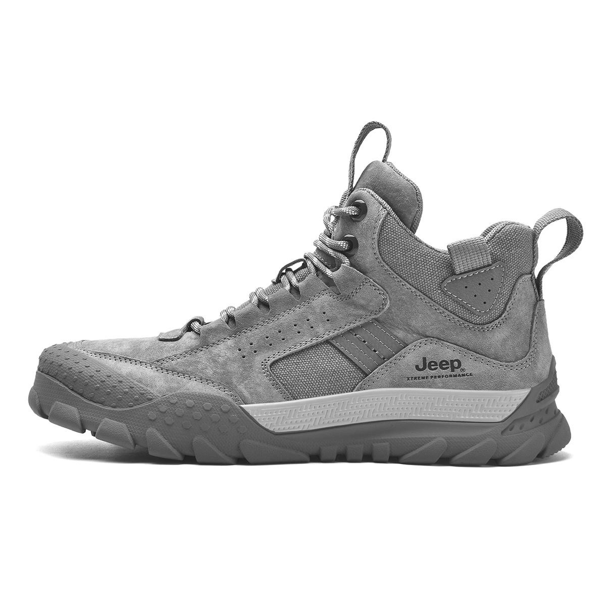 Jeep Mid top Outdoor Shoes Men’s Gray