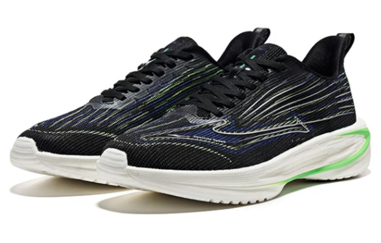 Erke Comfortable Slip Resistant, Abrasion Resistant, Breathable Low top Casual Running Shoes Men’s Black Blue Green