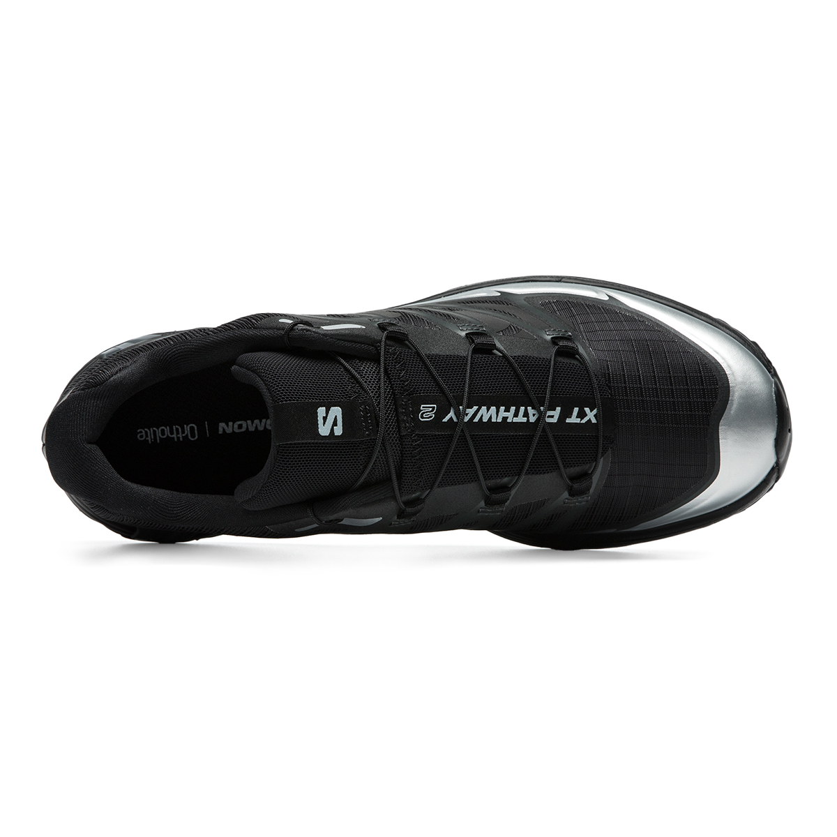 SALOMON XT Pathway 2 Synthetic Leather Coverage Low top Running Shoes Unisex Black