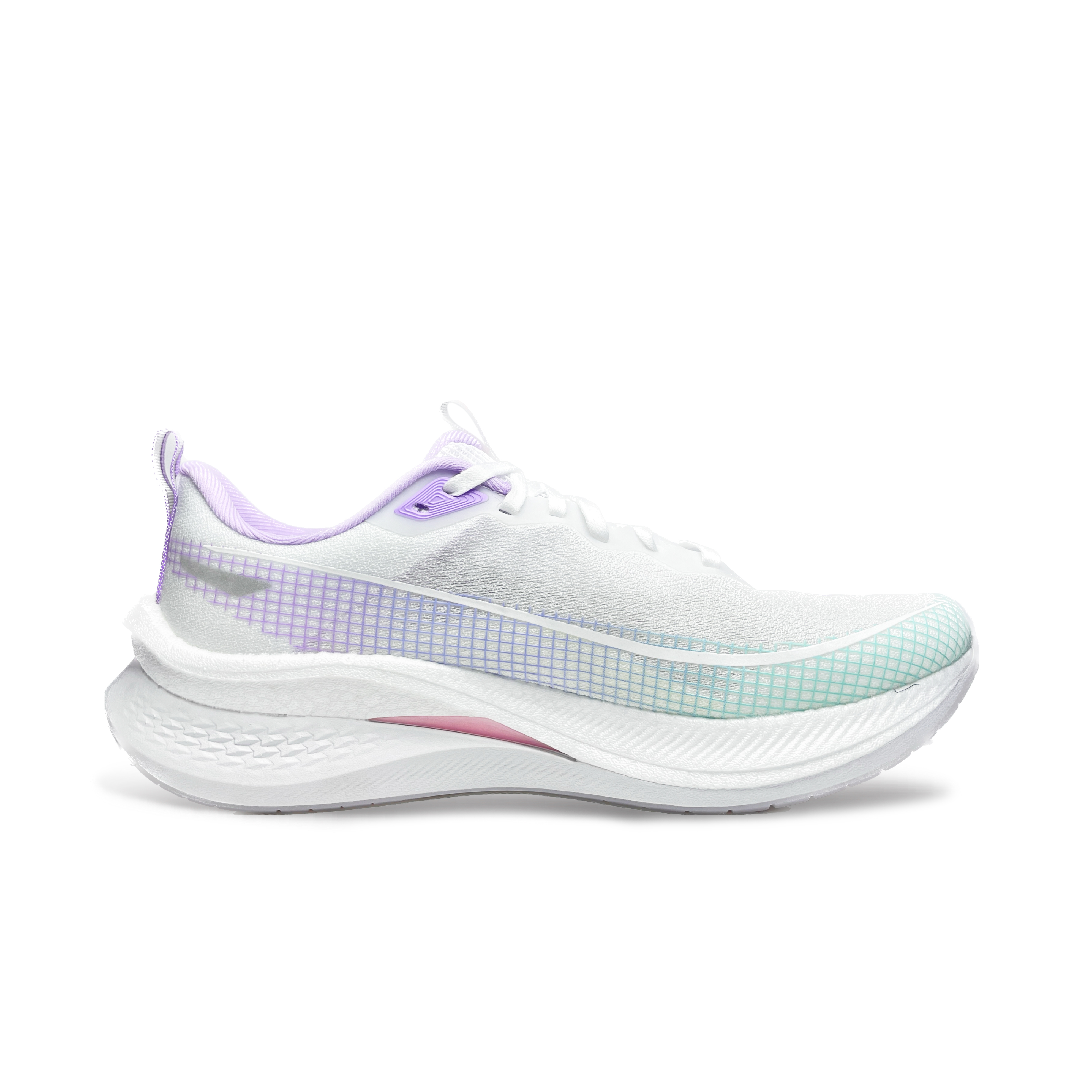 Li Ning Red Hare 7 Pro Slip Resistant Abrasion Resistant Low top Running Shoes Women’s White Green Purple