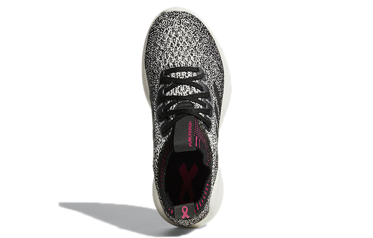 Женские кроссовки adidas Purebounce+ (черно-белые) — Чёрный / белый — фото 5