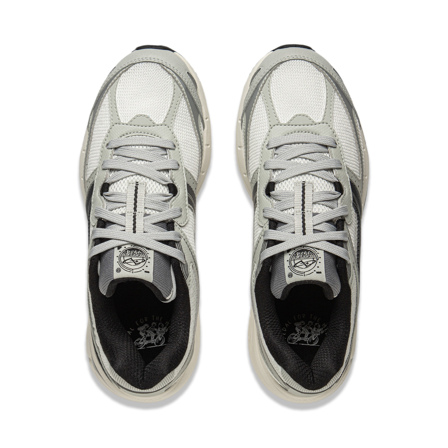 Li Ning Pentium P1000 Fabric Low top Running Shoes Women’s Gray White