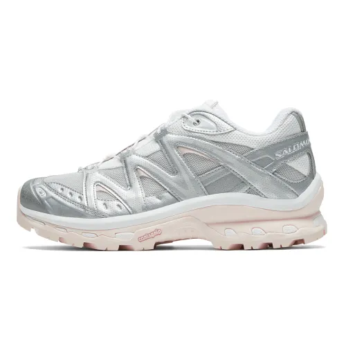 SALOMON XT Quest Athleisure Cushioning Slip Resistant Coverage Support Low top Outdoor Shoes Unisex Gray White Pink