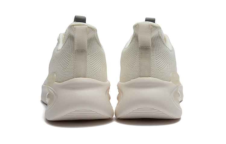 361° NFO Fashion Mesh, Textile Slip Resistant Cushioning Breathable Lightweight Low top Running Shoes Men’s White Gray