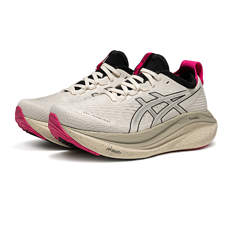 ASICS GEL Nimbus 27 Fabric Rebound Low top GEL Physical Fitness Test & Exam Sports Running Shoes Women’s