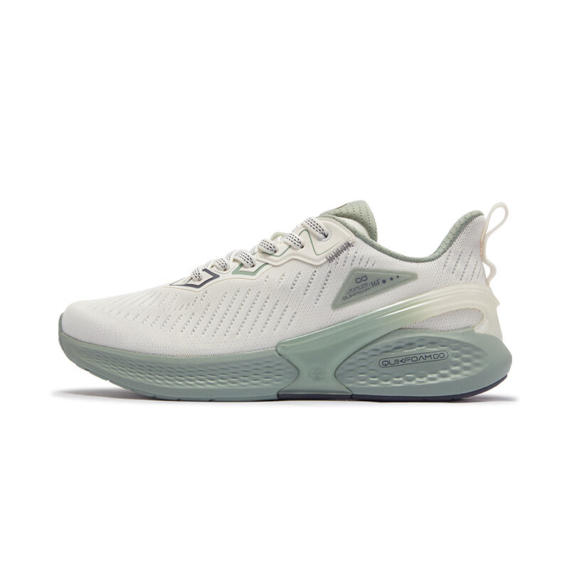 361° Abrasion Resistant Breathable Low top Casual Running Shoes Men’s Feather White Frost Color